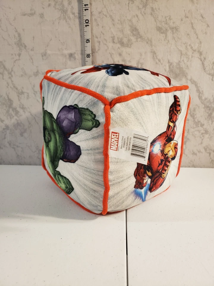 Marvel The Avengers Weighted Beanbag Square Pillow Hulk Ironman Capt. Thor - Image 3 of 4