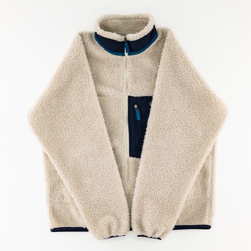 Chaqueta Patagonia Para Hombres XXL Clásica Retro-X Pila Profunda Vellón Cremallera Completa Azul Natural - Imagen 3 de 13