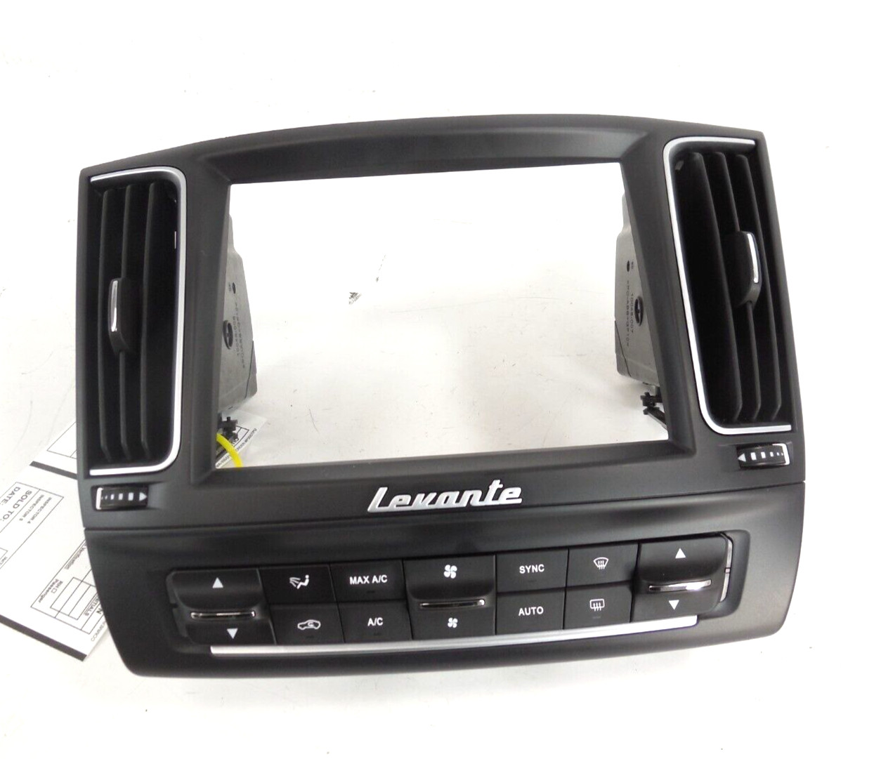 2017-2020 Maserati Levante Radio Screen Surround Bezel W/ Climate Control OEM
