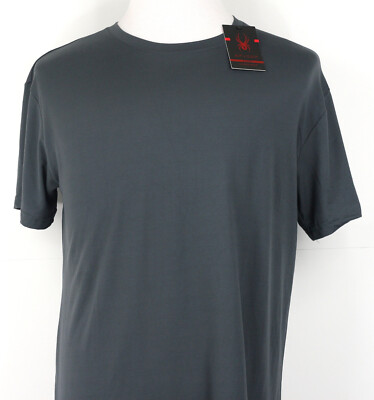 Spyder Men's Standard Carve Short Sleeve Tee - Soft Cotton Basic T-Shirt - View #5