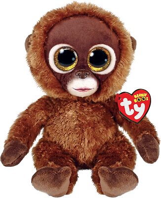 TY BEANIE BABYS BOOS KÄSE AFFE PLÜSCHTIER WEICHSPIELZEUG NEU MIT ETIKETT      