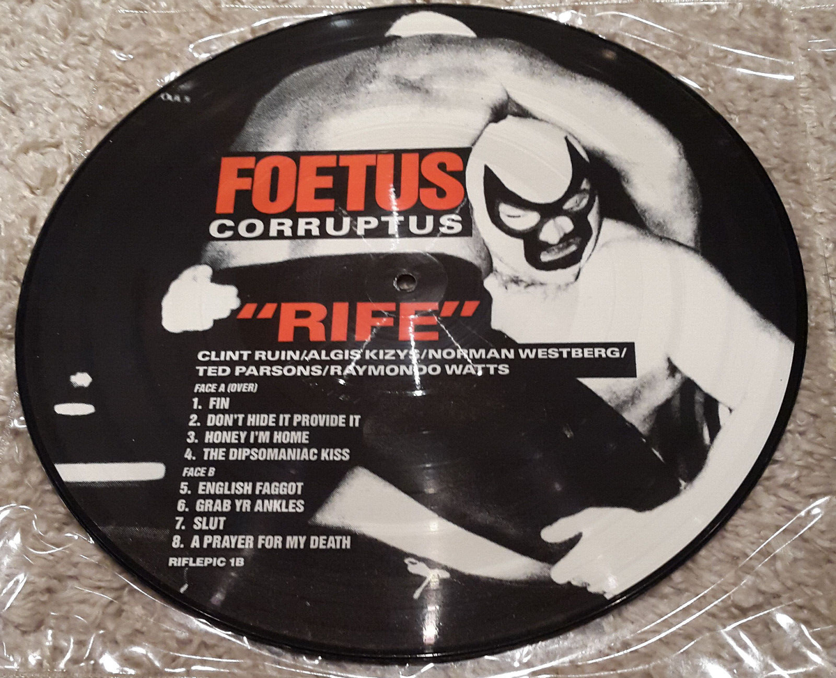 中古 FOETUS - CORRUPTUS 希少 2LP FOETUS CORRUPTUS: Rife 2xVinyl LP Picture Disc 12