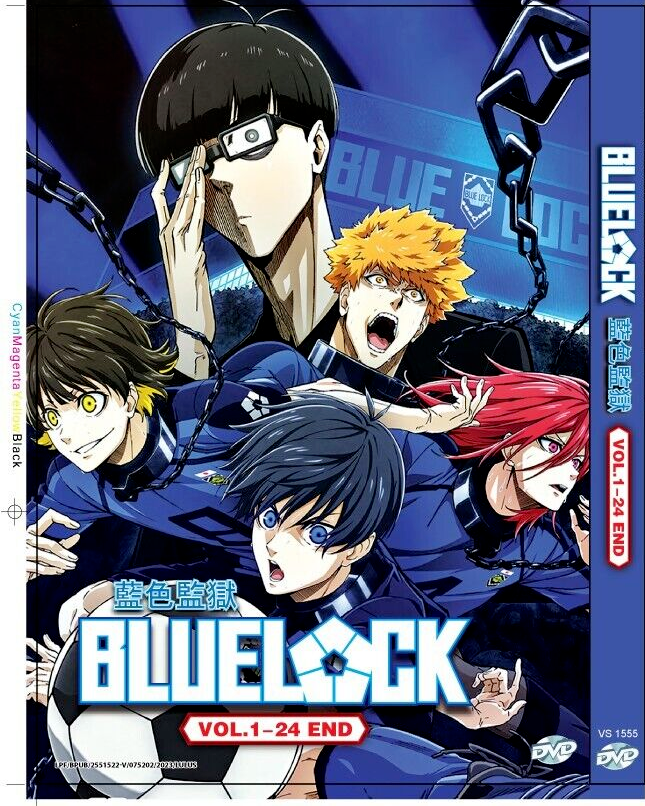 Blue Lock (BlueLock) Vol.1-24 End - Anime DVD with English