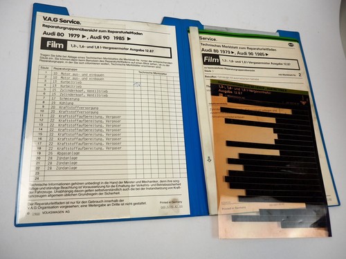 Reparaturleitfaden Audi 80 90 B2 1,3 1,6 1,8 Vergasermotor Zylinderkopf Film