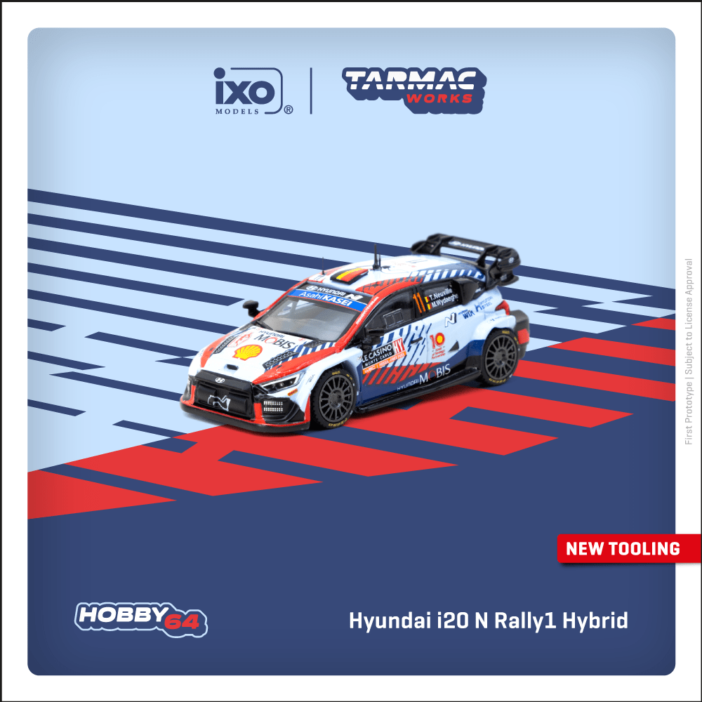 HYUNDAI i20 N Rally1 ミニカー 優勝記念 1/500 未使用 HYUNDAI i20 N Rally1 ミニカー 優勝記念 1/500 未使用