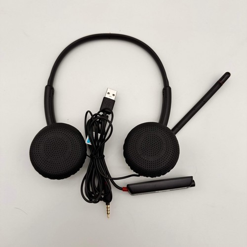 Écouteurs intra-auriculaires filaires Plantronics BLACKWIRE 300DA noir/rouge neufs - Photo 2 sur 2