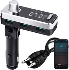 JAPAN AVE. FM Transmitter Bluetooth 5.0 High-Quality Sound JA996