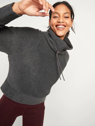 Micro Fleece Funnel Neck Sweatshirt XL 