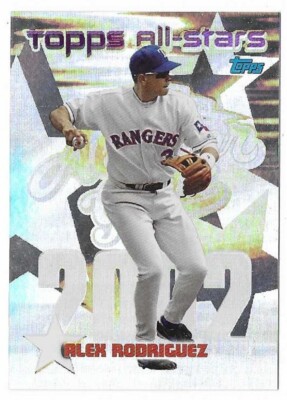 ALEX RODRIGUEZ 2003 Topps Baseball Topps All-Stars # TAS 4 Texas Rangers NM - MT