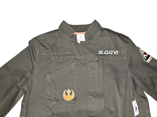 Disney Star Wars Galaxy’s Edge Resistance Logo Jacket Black Spire Outpost Sz XS - Picture 2 of 8