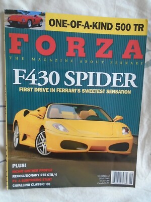 Forza Jun 2005 No 62 Ferrari F430 Spider, 275 GTB/r, Richie Ginther