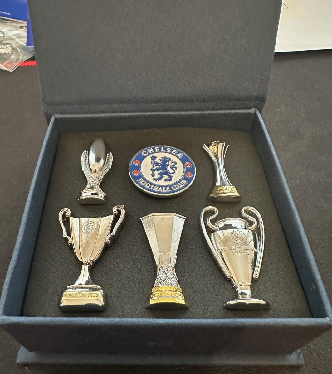 UEFA CHAMPIONS LEAGUE EUROPEAN CUP 3D TROPHY BOXED CHELSEA