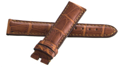 Chronoswiss 16mm x 14mm Brown Alligator Leather Watch Band KL