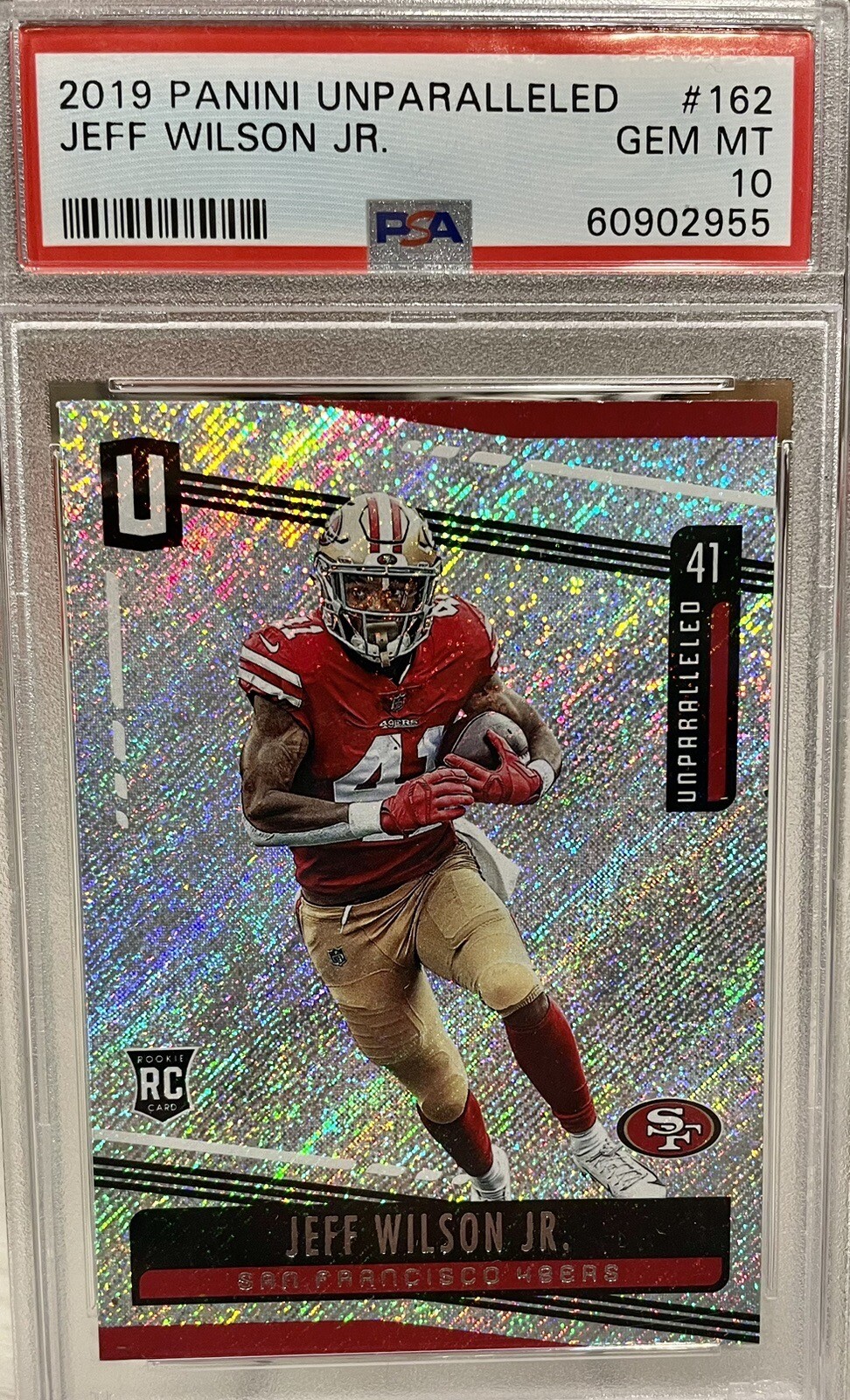 2019 Unparalleled JEFF WILSON Jr. RC!!! PSA 10 Gem Mint Dolphins