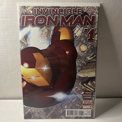 Invincible Iron Man Vol. 1: Reboot Brian Michael Bendis (2017, comic Paperback) - 第 1/1 張圖片