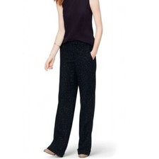 Ann Taylor LOFT Speckled Tweed Cuffed Trousers Fully Lined Size 8