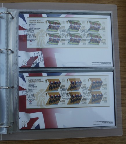 LONDON 2012 OLYMPIC GAMES - GOLD MEDAL WINNERS FDC COLLECTION - SOME ARE SIGNED - Picture 15 of 24