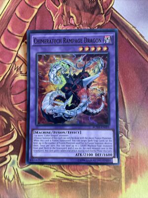 BOSH-DE093 Chimeratech Rampage Dragon Super Rare unl Auflage Mint YuGiOh Karte
