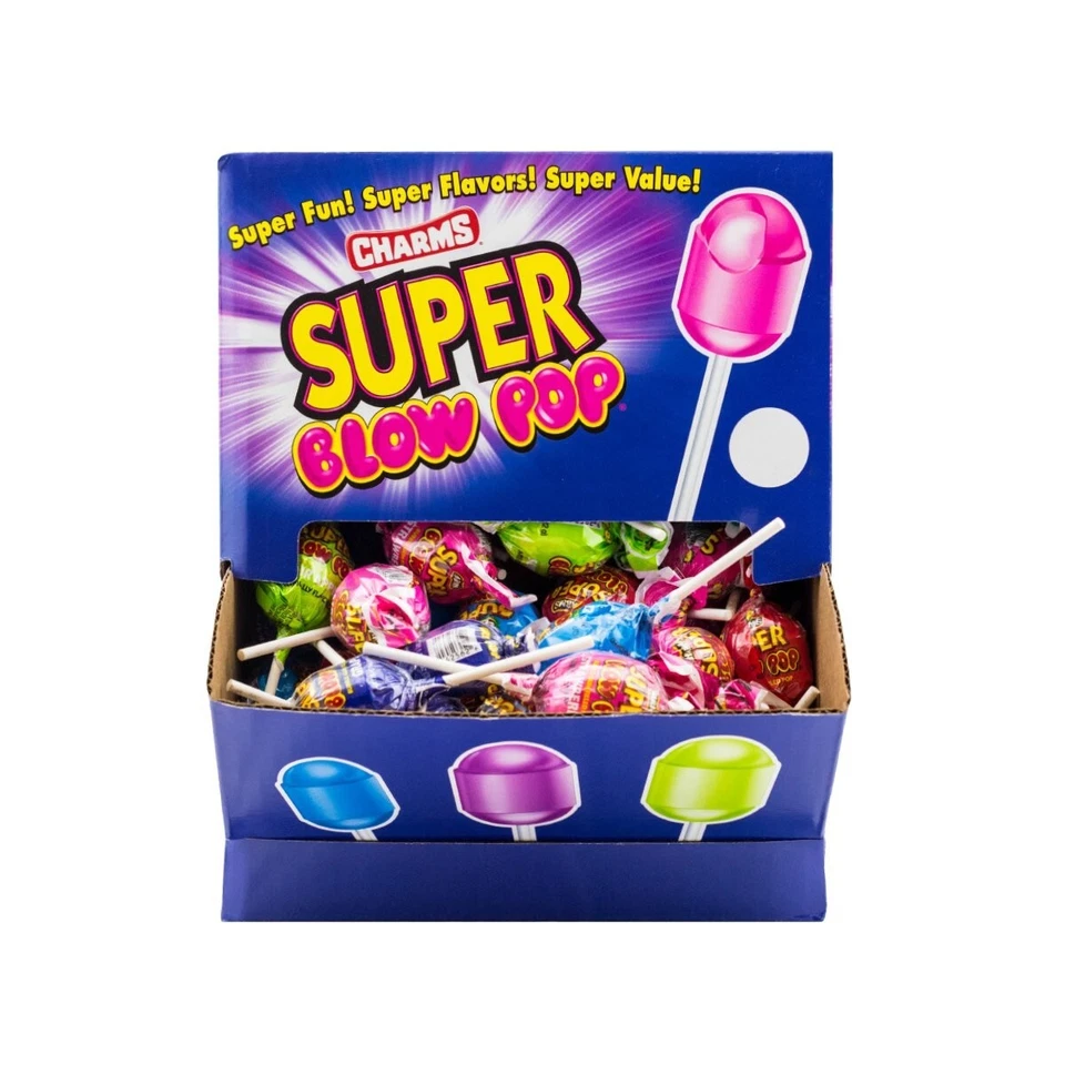 Charms Blow Pops - 100 piruletas surtidas, kosher, sin gluten, 7,69 libras Foto 4 de 4