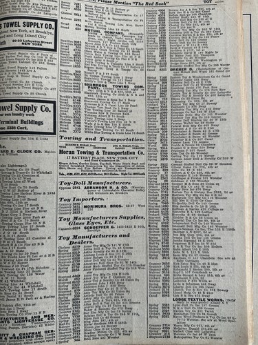 New York City Manhattan 1917 Rare early urban phone book! great advertising - Picture 20 of 22