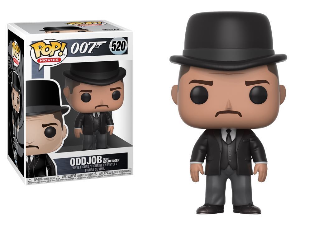 007 JAMES BOND GOLDFINGER ODDJOB 3.75"" POP MOVIES VINYL FIGURE FUNKO 520
