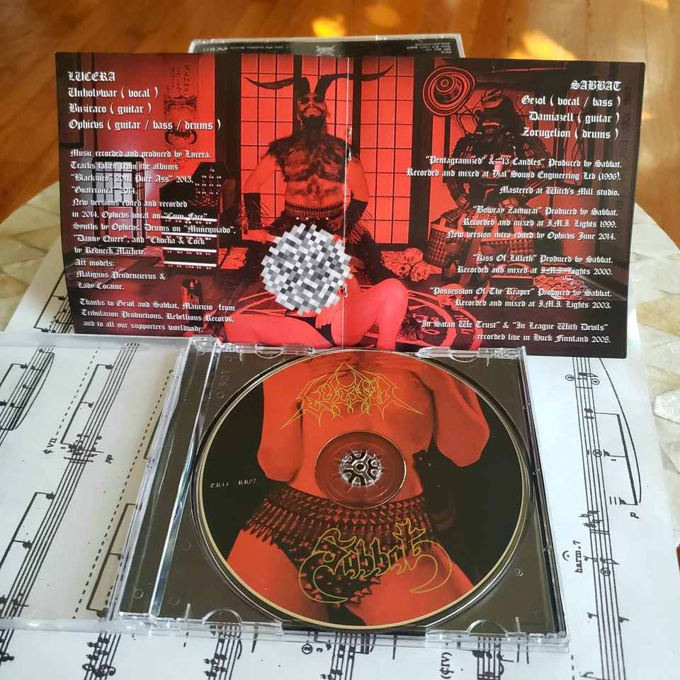 LUCERA / SABBAT - Japanguanos Chocha's Attack. Split CD Foto 2 de 3