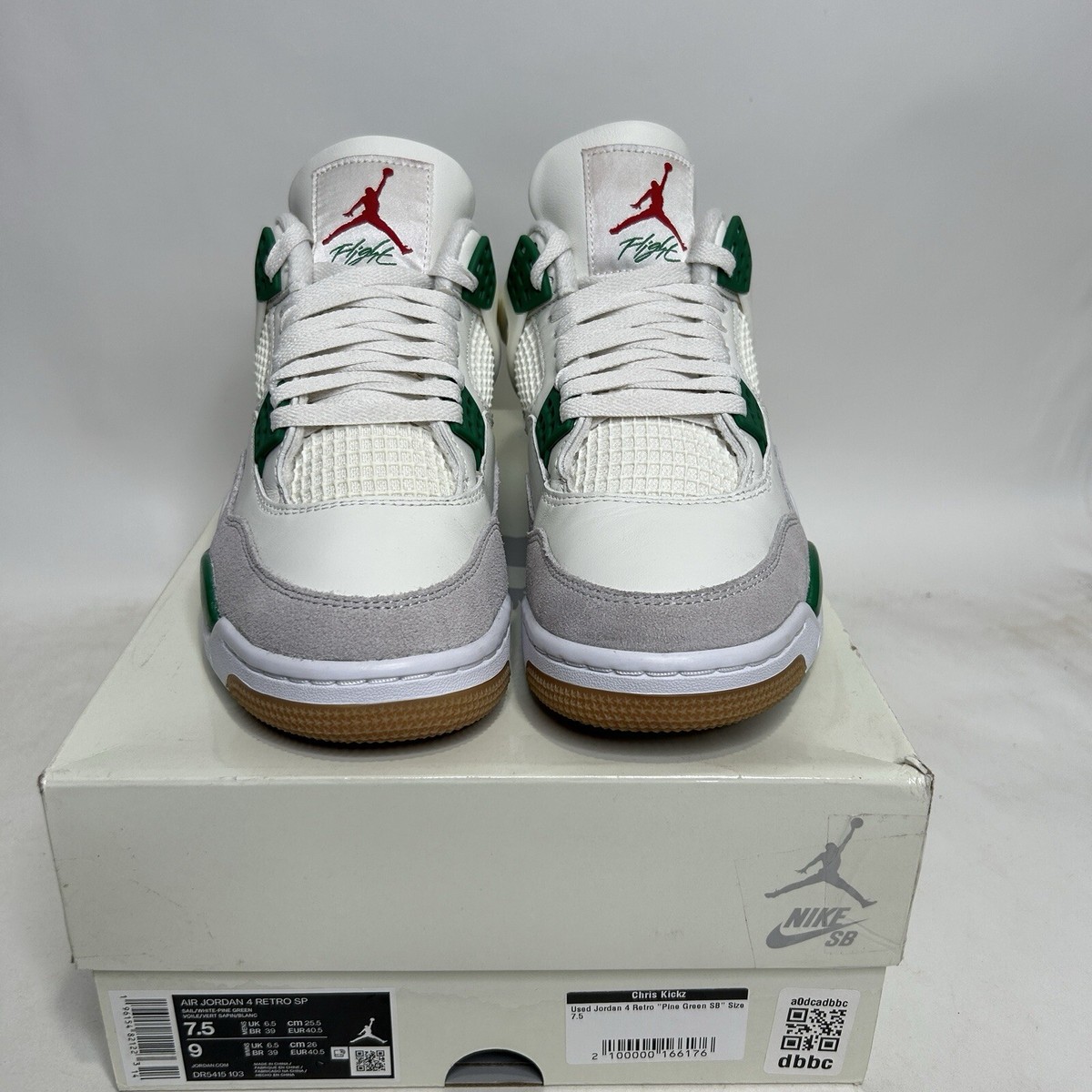 Nike Air Jordan 4 Retro SP x Nike SB “Pine Green” DR5415-103