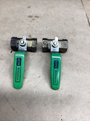 Lot Of 2 Kitz 600WOG Threaded Brass Ball Valve 3/8  #217K74