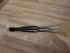 Codman Titanium Malis Bayonet Forceps Sharp Fine Tip Neurology