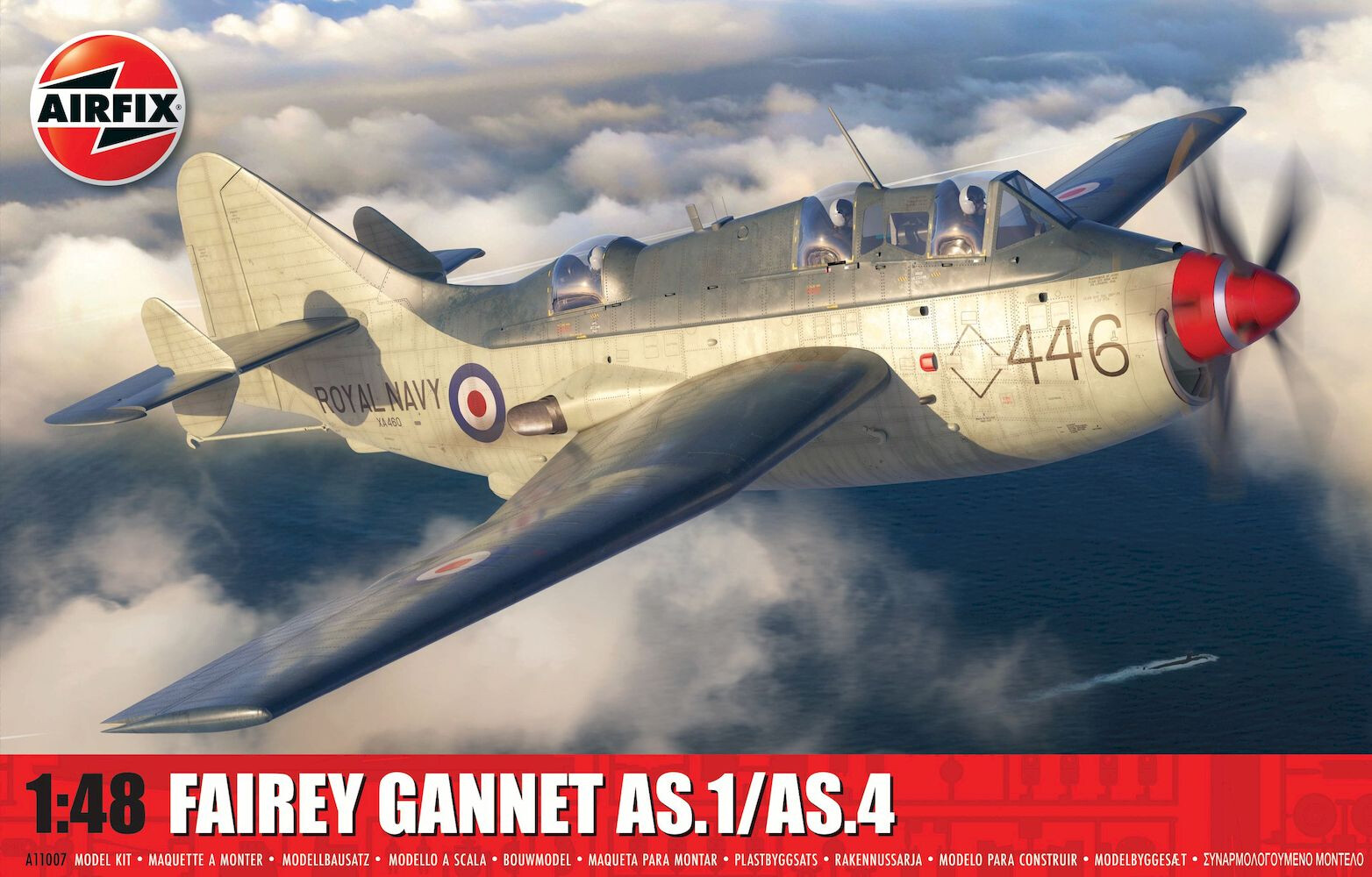 AIRFIX A11007 1:48 Fairey Gannet AS.1/AS.4
