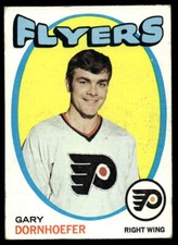 1971-72 Topps #89 Gary Dornhoefer Philadelphia Flyers EX-EXMINT SET BREAK!