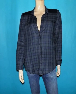 THE KOOPLES chemise 100% coton vert foncé noir Taille : Médium - Photo 1/4