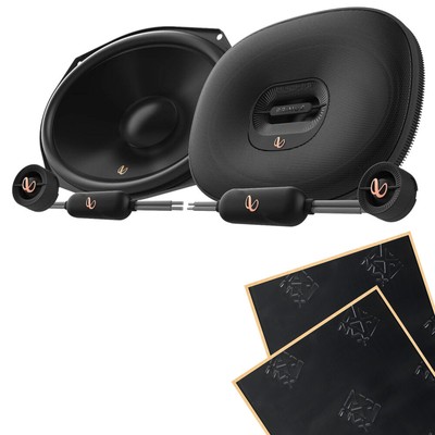 Infinity PR693C 480W Peak 6x9  Component Speakers w/ Sound Damping