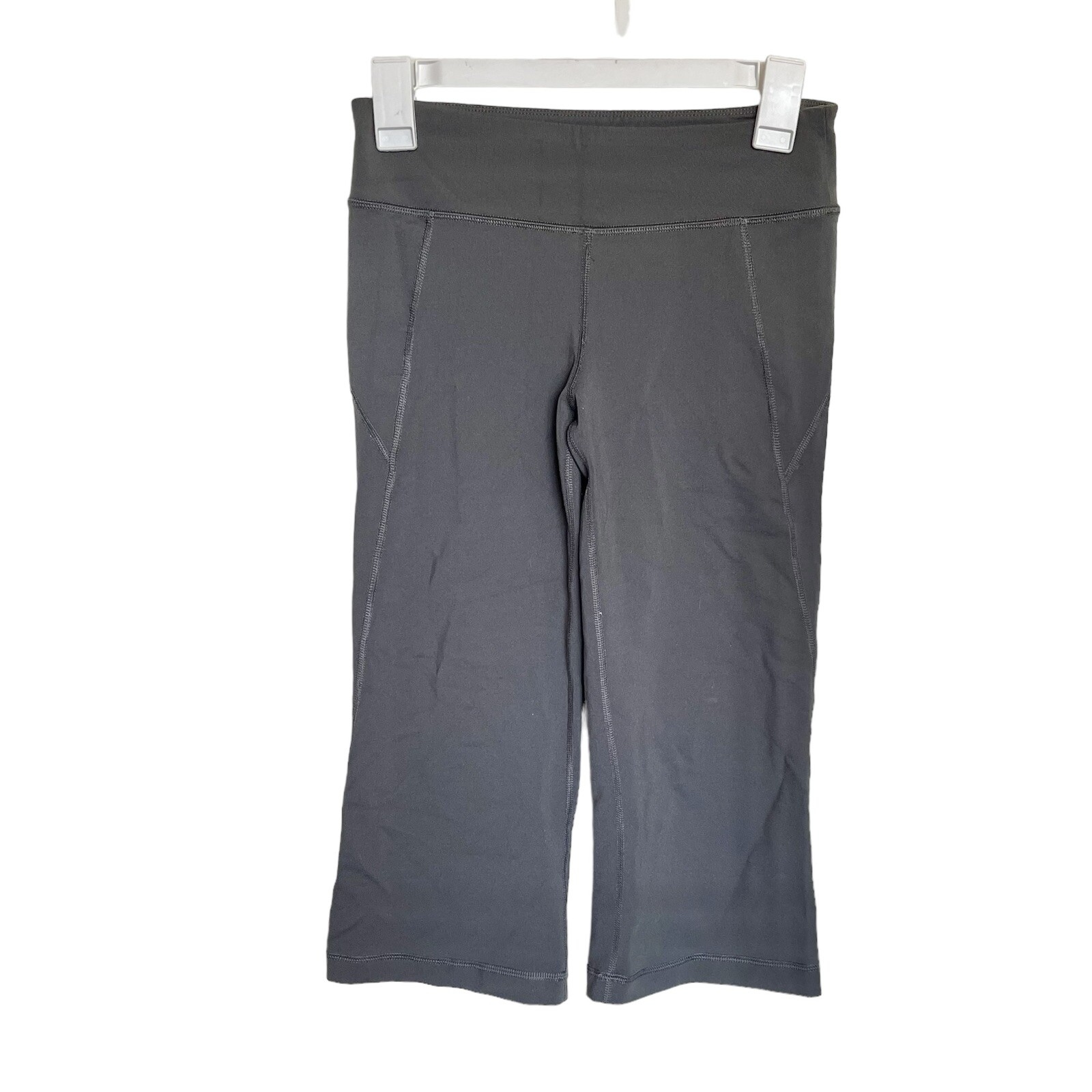 Tek gear shape leggings capri sz small gray athletic activewear yoga workout