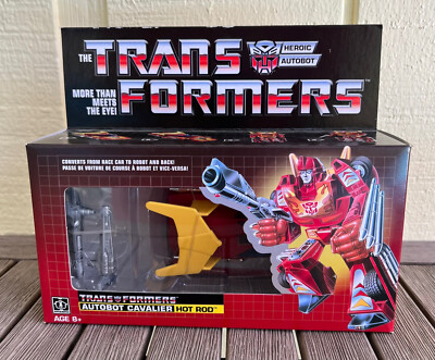 Transformers Gen 1 Autobot Hot Rod Figure ( Rodimus Major ) Hasbro E2052 2017
