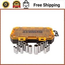 DEWALT Deep Socket Set,20Piece,3/8″Drive Metric/Sae,DWMT73812 /w Removable