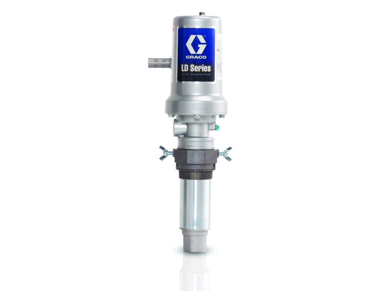 Graco Oil Pump 3:1 24G576 Air Operated Stub Tank Drum Pump, Bung Mount