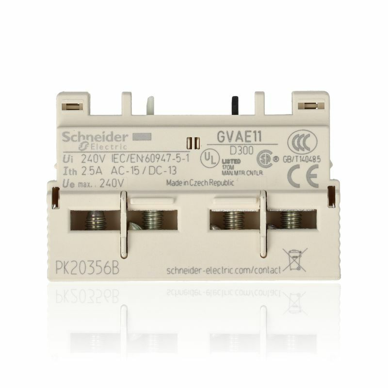 SCHNEIDER GVAE11 Contatto Ausiliario Frontale 1NA+1NC Per Salvamotore