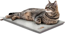 K H Pet Products Heated Cat Bed Pad for Indoor Cats, Thermo-Kitty Mat Calming Wa