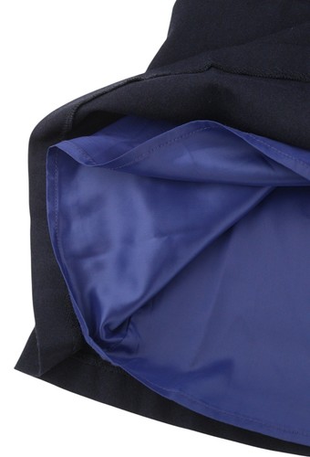 Gant Flannel Flare Mujer Vestido EU36 Azul Mezcla Lana Cuello Redondo 3/4 Manga - Picture 5 of 13