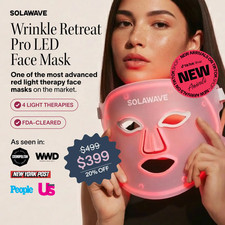 Pro LED Face Mask for Wrinkle Reduction with Multi-Color Light Therapy