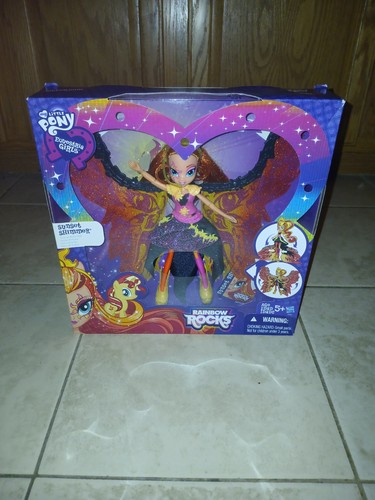 2014 Hasbro My Little Pony Rainbow Rocks Sunset Shimmer Sealed New - Picture 1 of 2