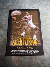 Fleer 1997-98 Million Dollar Moments Allen Iverson #13 Philadelphia 76ers NBA