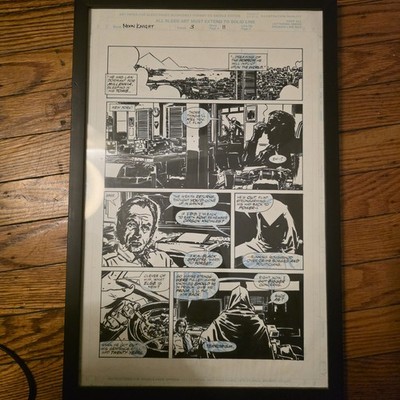 Moon Knight Vol. 3 Pg. 11 Marvel 1998 Original Tommy Lee Edwards Rob Campanella
