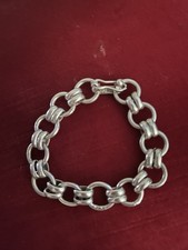 Vintage ‘80s Taxco Mexican Sterling Silver Chunky Link Style Bracelet