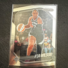 Panini 2025 Prizm WNBA A'ja Wilson #76 Las Vegas Aces Base Set