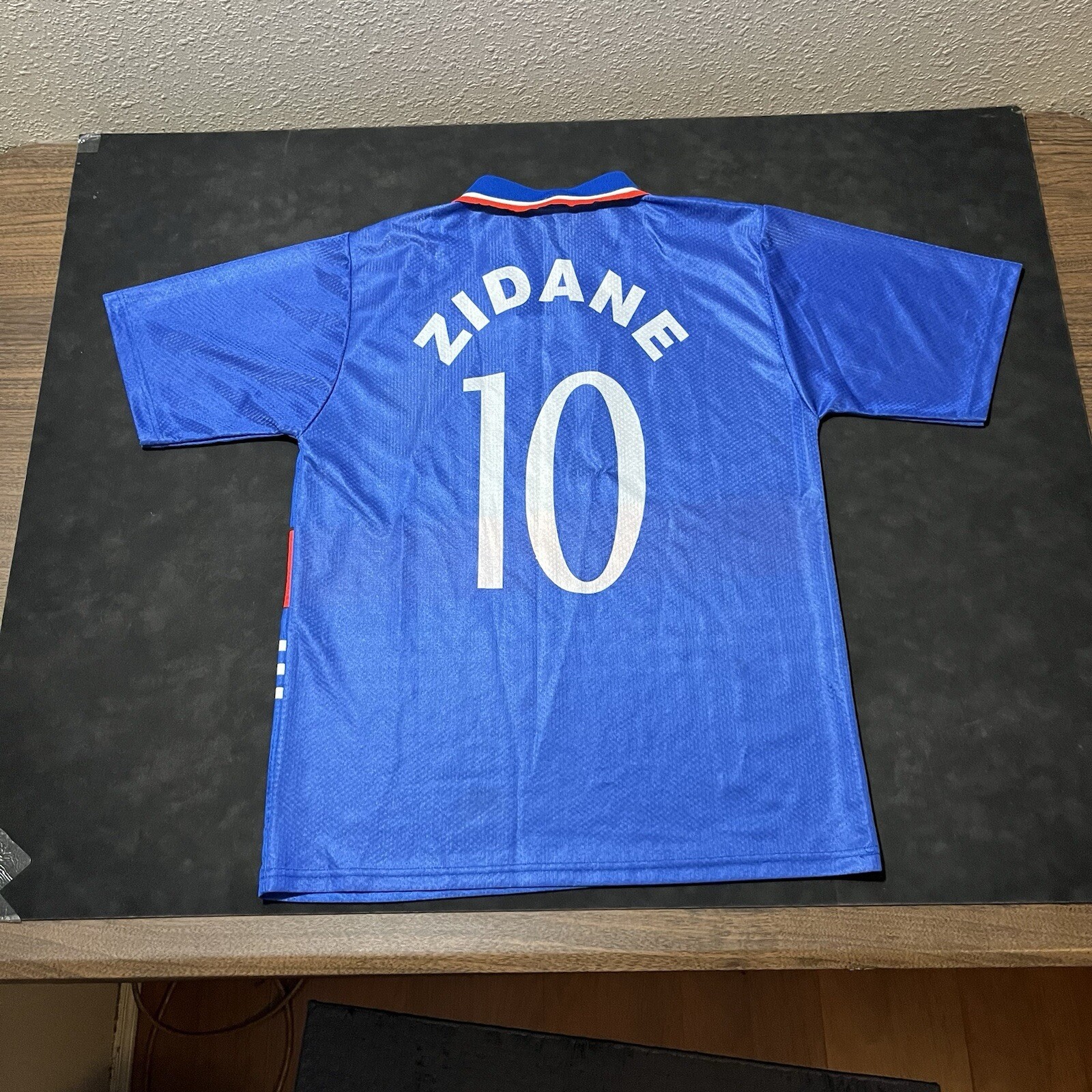 Zidane Jersey France 2004 Home #10 Vintage Euro Final Y2K England FFF World Cup