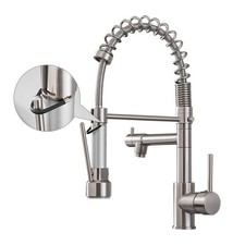 Kitchen Faucet with Pull Down Sprayer,Commercial Single Handle
