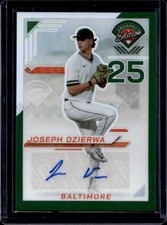 2025 Panini Prospect Edition Joseph Dzierwa Holo Signatures Silver Auto #96