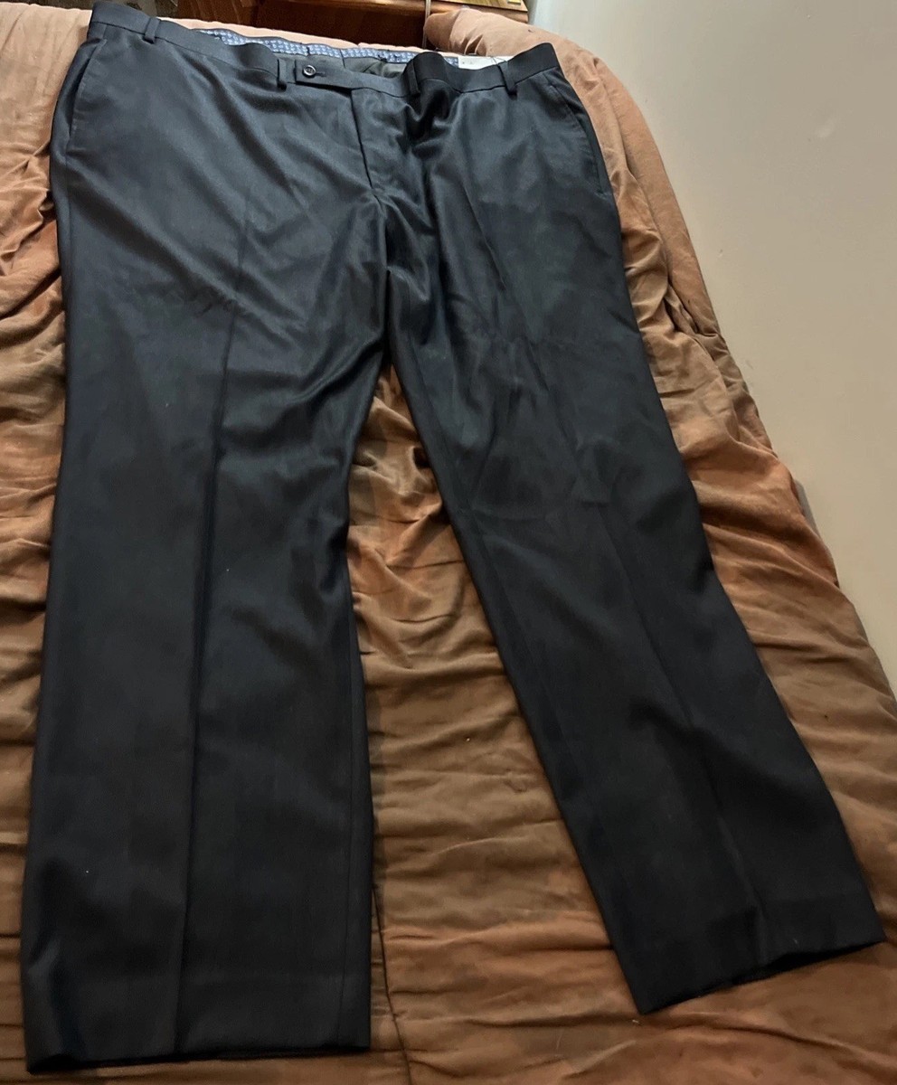 lauren ralph lauren solid ultraflex classic-fit dress pants Suit Men's 44x32 Navy Blue Classic Fit NWT Product Details Button closure